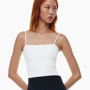 Aritzia Babaton Sculpt Knit Cami Tank - White S
